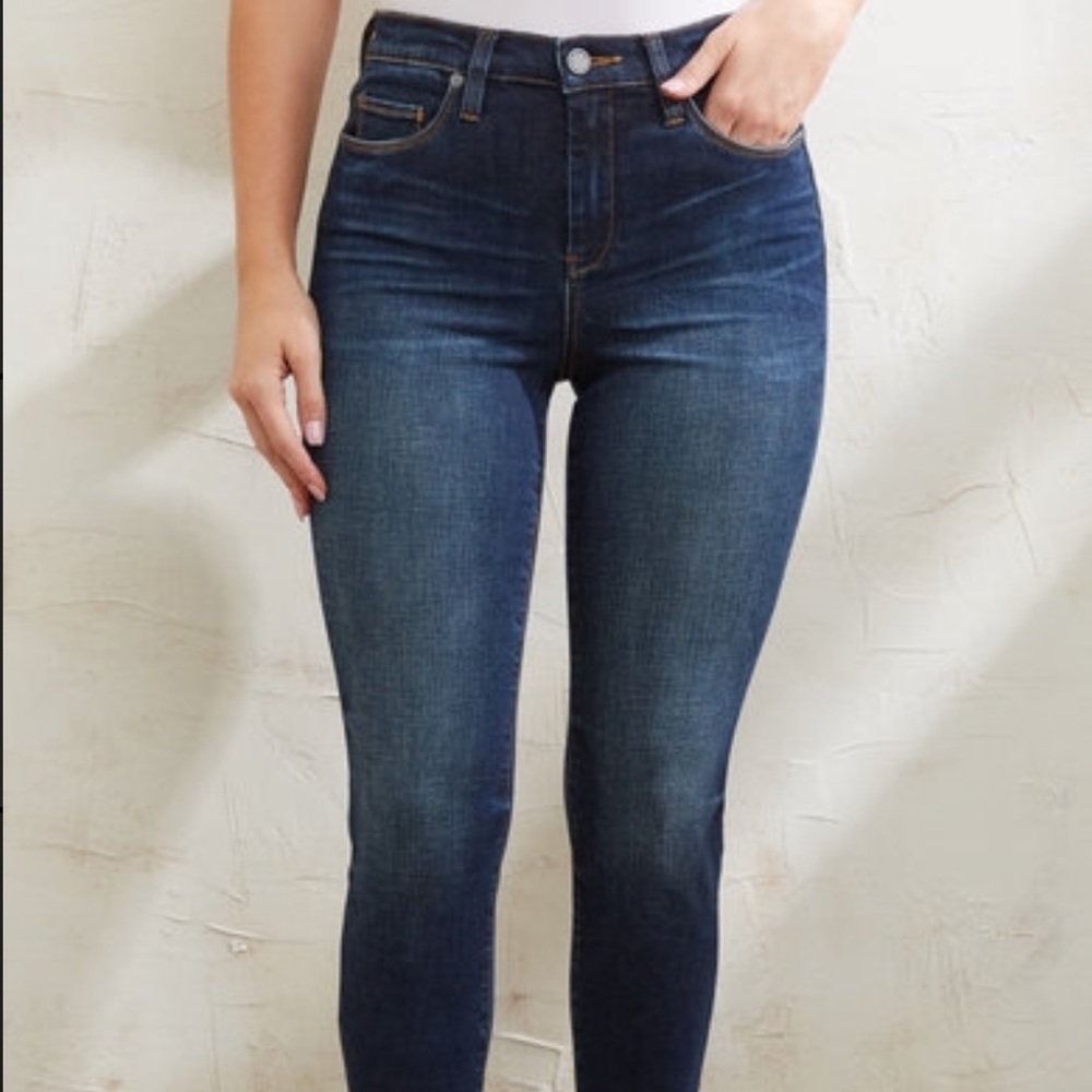 BLANKNYC hi rise skinny ankle jeans